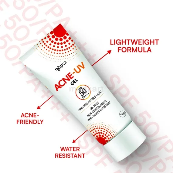 acne uv gel spf 50 gm